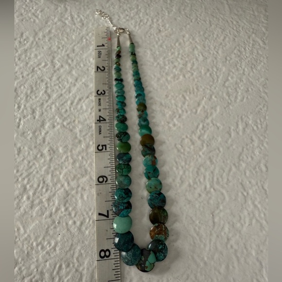 Turquoise Graduate Coins Necklace - Picture 3 of 5